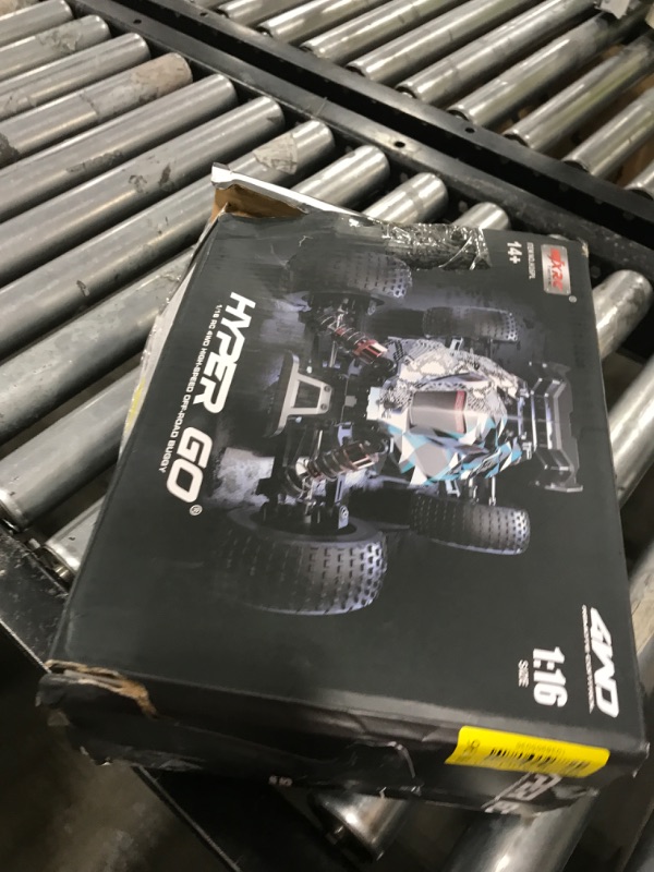 Photo 1 of HYPER GO H16PL 1/16 RTR Brushless RC Buggy, Fast RC Cars for Adults, Max 38 mph RC Truck, 4WD High Speed Racing RC Car with 2S 2000 mAh Battery for RC Basher