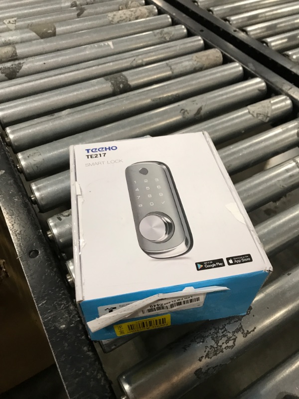 Photo 1 of WiFi Smart Door Lock - TEEHO Fingerprint Keyless Entry Lock for Front Door - Built in Wi-Fi Smart Deadbolt - APP Remote Control - IP65 Weatherproof - ANSI Grade 2 - Bright Nickel