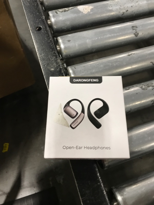 Photo 1 of DARONGFENG Open Ear Wireless Bluetooth Headphones, Pain-Free Air Conduction Ear Buds with LED Digital Display Charging Case, Sweat Resistant for Running, Safe Driving, and Extended Daily Use