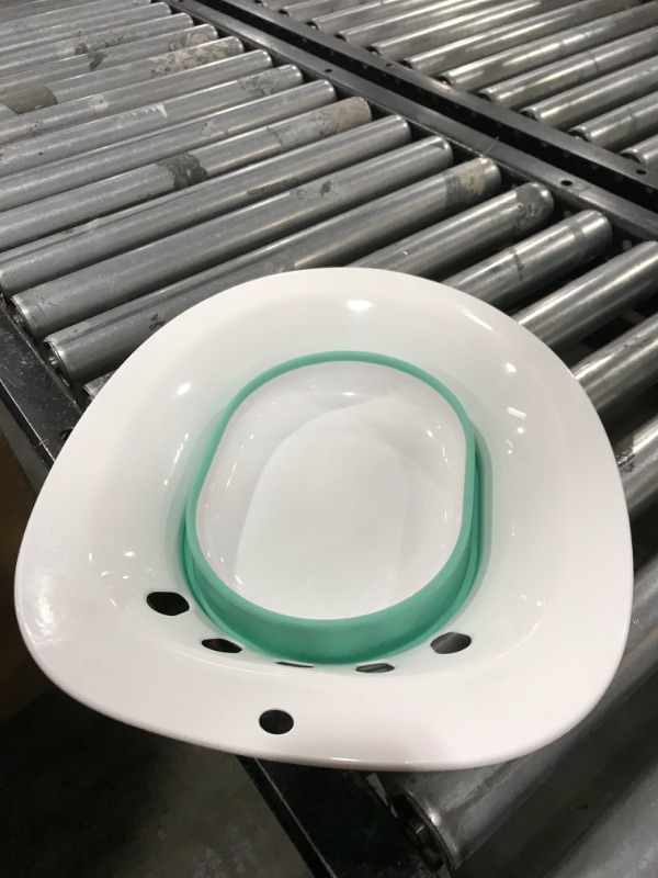 Photo 1 of RUGUO Sitz Bath, Sitz Bath for Hemorrhoids - Sitz Bath for Toilet Seat - Sitz Bath for Postpartum Care, Sits Bath Kit for Women, Collapsible, Wider Seating Area, Deeper Bowl