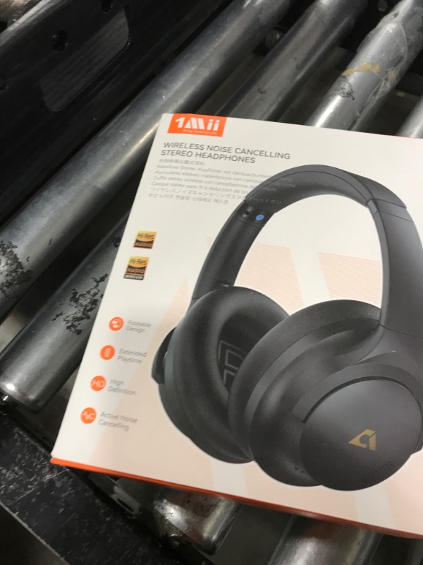 Photo 1 of 1Mii Y8+ Noise Cancelling Headphones Bluetooth, Wireless LDAC Hi-Res Audio, Custom EQ via App, 75H Playtime, Comfort Fit, Over Ear Headphones Foldable for Airplane Travel Home Office Black