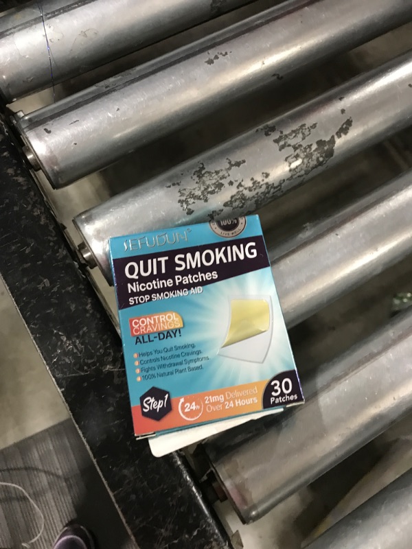 Photo 1 of 21mg Quit Smoking Patches,Step 1 Stop Smoking Aids Patches,30 Count Transdermal System Patch,Quit Smoking Stickers That Work with 2 Weeks,Easy and Effective Help to Quit That Work