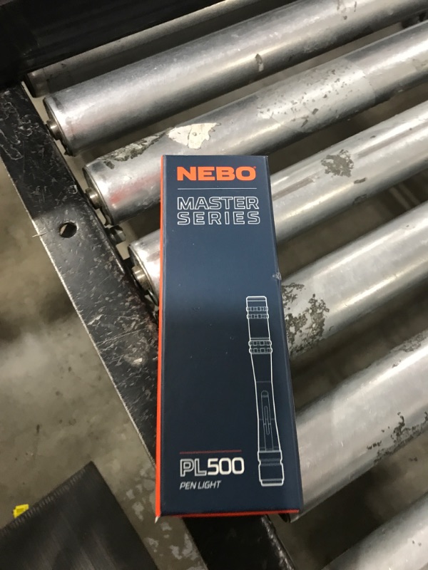 Photo 1 of NEBO Master Series PL500 Penlight | 500 Lumens, 5 Light Modes, Rechargeable Mini LED Flashlight, Magnetic Base & Pocket Clip, Waterproof, Perfect for Camping & EDC, Includes Charging Cable