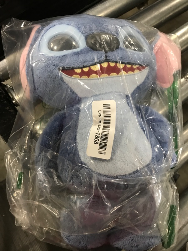 Photo 1 of Just Play Disney Stitch Many Moods 14-inch Interactive Plush, 50+ Sounds & Effects, LCD Eyes, Inspired by Disney's New Live-Action Lilo & Stitch Movie, Toy for Fans, Girls, Boys, Kids 3+