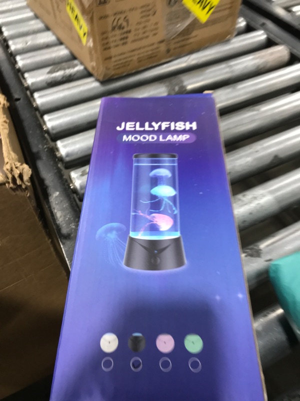 Photo 1 of BiKiBao Jellyfish Lamp with 9 Color Changing 2 Mode Portabe Jelly Fish Night Light Tank LED Mood Lamp Home Decor for Room Office Night Light Liquid Motion Lamps Ideal Gift for Kids Women Men