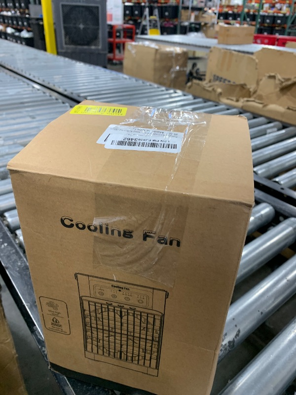 Photo 1 of Portable Air Conditioners for Bedroom, Dual Motor Evaporative Air Cooler with 3 Speeds & 3 Mist, 7 Color Night Light Cooling Fan with 2-8H Timer, 1100ML Personal AC Unit for Office Room