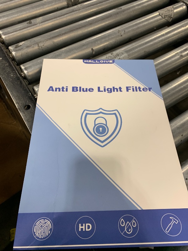 Photo 1 of Halloive 15.6 Inch Anti Blue Light Screen Protector and Anti Glare Filter, Eye Protection with Blue Light Blocking for 15.6" Widescreen Laptop Monitor