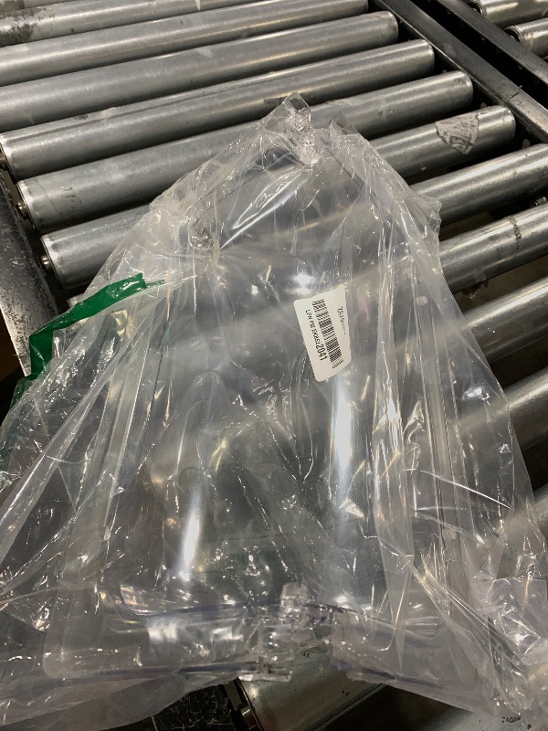 Photo 1 of Hemoton Food Glass Dome Cake Dome Cover Rectangular Chafing Dish Cover Roll Top Bakery Pan Plastic Clear Dessert Display Cover Cake Plate Dust Cover Dessert Display Dome