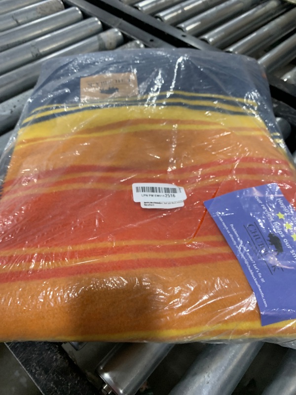 Photo 1 of Chubbuck 100% Wool Blanket Camping (60" x 84") - Large Warm Blanket for Camping, Emergency, Outdoor Concerts and Home Use - Reversible, Fire Retardant, Soft and Warm Blankets for Winter (Sunset)