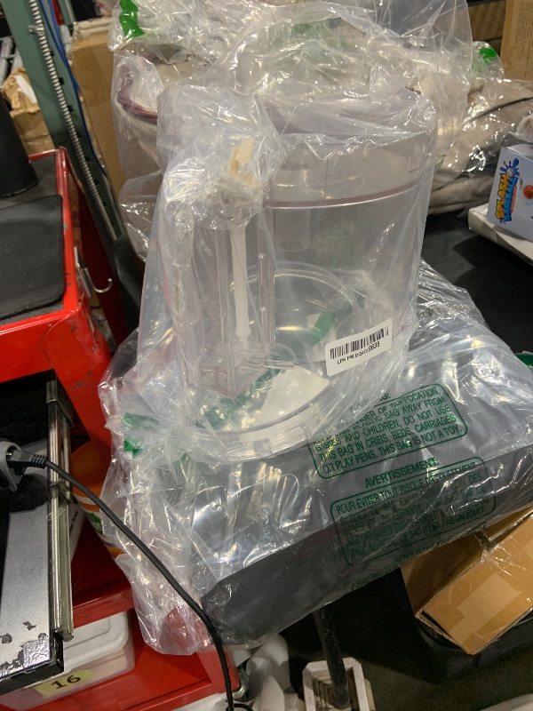 Photo 1 of 3-Quart Clear Cutter Bowl (112203) and Polycarbonate Lid (106458S), Compatible with Robot Coupe R2 Series Food Processors