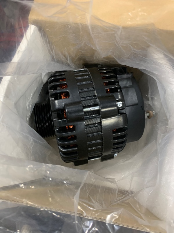 Photo 1 of A-Team Performance - GM AD244 Style High Output 220 Amp Alternator Black - Compatible with Chevrolet BBC SBC GM Diesel