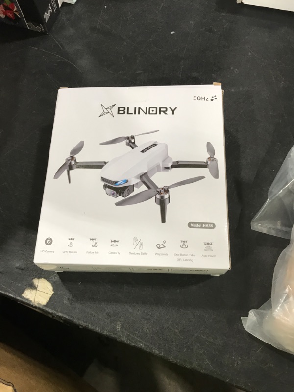 Photo 1 of GPS Drone with Camera for Adults, 2K HD FPV Drones with Auto Return, Follow Me, Circle Fly, Waypoint Fly, Stable Hover, Brushless Motor, Foldable 5G Transmission Remote Control Quadcopter