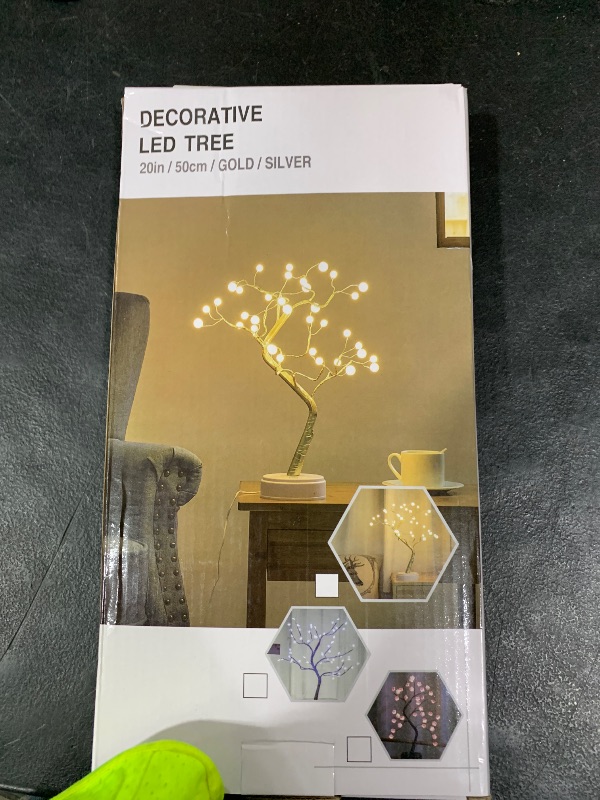 Photo 1 of 108 LED Twinkle Tree Lights, USB/Battery Powered Touch Switch Fairy Lights Twinkling Tree Lamp with Warm Light Color, Gift for Christmas Party Decoration