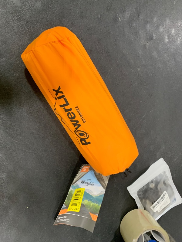 Photo 1 of POWERLIX Ultralight Inflatable Camping Sleeping Pad - Camping Mattress for Backpacking, Hiking, Compact Lightweight Air Pad for Camping, Inflation Hand Pump Bag/Repair Kit Included