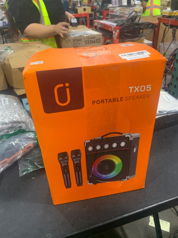 Photo 1 of BOGO Free! PPMIC Karaoke Machine for Adults, 24H Playtime Portable Bluetooth Speaker w/ 2 Wireless Microphones, TWS, Bluetooth 5.3, Bass/Treble Boost for Outdoor Singing, Home Parties & DJ Night
