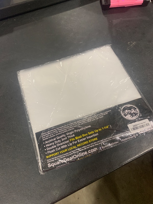 Photo 1 of (25-Pack) Double Oversized 12 Inch Vinyl Record Outer Sleeves – 3 Mil High-Clarity Virgin Polyethylene – Flush Cut with Lip for Easy Insertion – Archival Protection for Most Box Sets up to 1.25 Inch