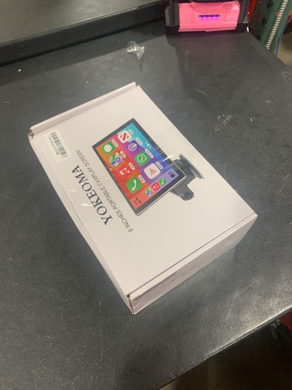 Photo 1 of YOKEOMA Latest Carplay Screen for Car, 9" Portable Car Stereo with 4K Dash Cam and AHD1080P Backup Camera Compatible with Wireless CarPlay/Android Auto/Miracast/Bluetooth/Navi/Siri, Fits All Vehicles