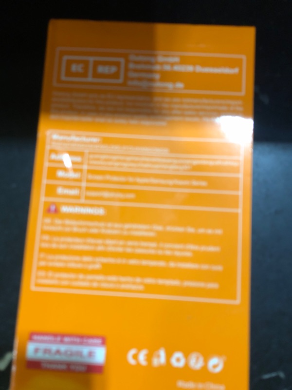 Photo 1 of QHOHQ for iPhone 16 Pro Max Screen Protector with Camera Lens Protector, [Military Grade Shatterproof], Top 9H+ Tempered Glass, Full Edge Coverage, Ultra Durable, with Installation Tool [3+3 Pack]