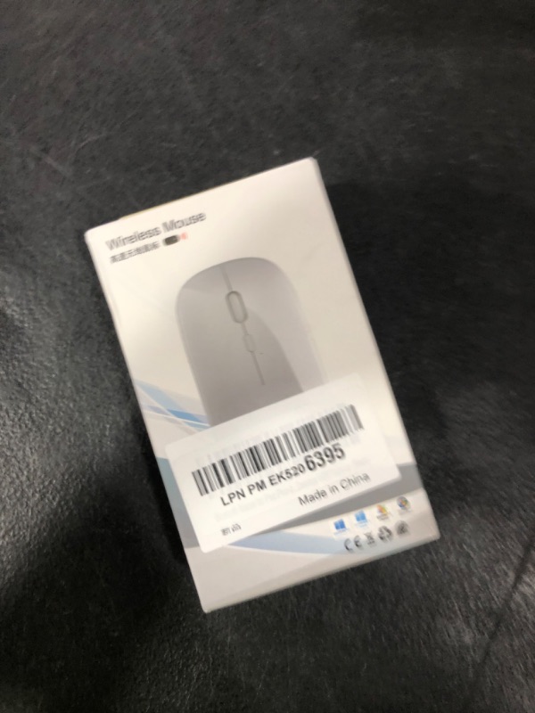 Photo 1 of Wireless Bluetooth Mouse for Apple iPad iPhone MacBook Android Samsung Tablet Phone Dual-Mode Rechargeable 2.4G Portable Computer Mice for Windows Laptop Notebook PC Mac Desktop USB Receiver (Black)