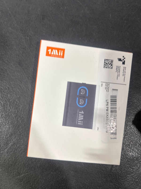Photo 1 of 1Mii Bluetooth 5.3 Transmitter Receiver for TV to Wireless Headphones, Dual Link AptX Adaptive/Low Latency/HD Audio, Aux Adapter for Home Stereo, Airplane, Boat, Gym