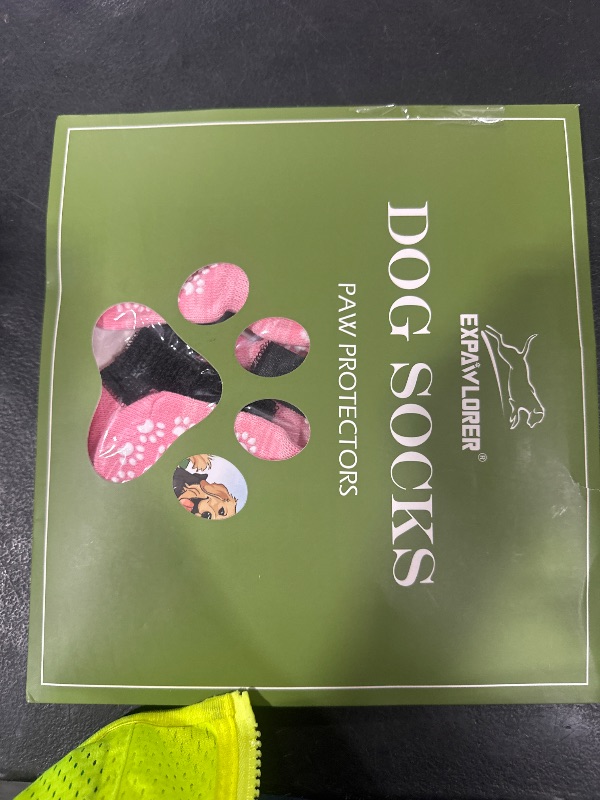 Photo 1 of EXPAWLORER Anti Slip Dog Socks to Prevent Licking Paws, Dog Shoes for Hot Pavement, Dog Booties for Small Medium Large Senior Dogs, Traction Control Dog Boots & Paw Protectors for Hardwood Floors