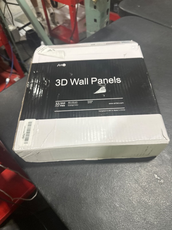 Photo 1 of Art3d Decorative 3D Wall Panels in Diamond Design, 12"x12" Matt White (33 Pack)