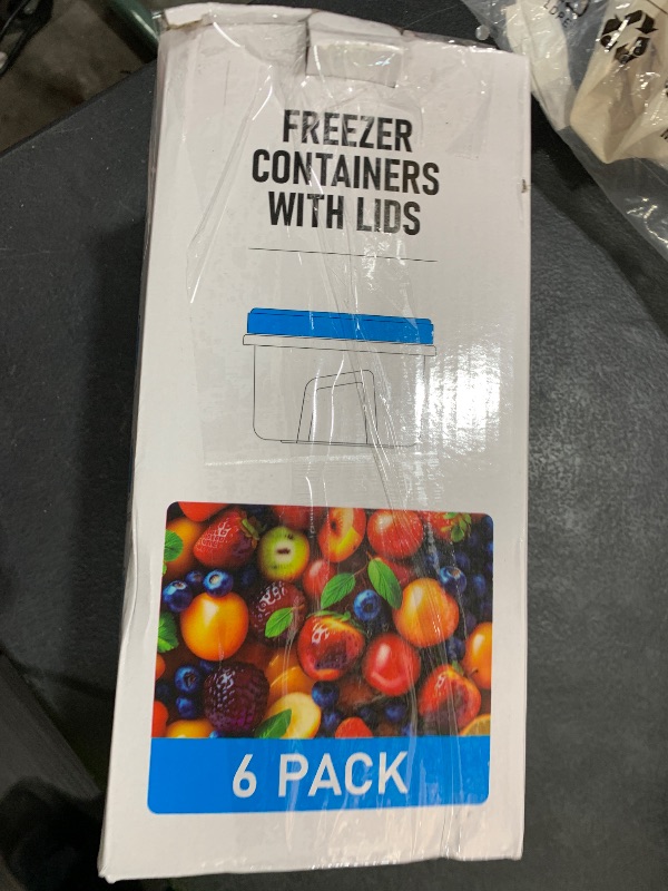 Photo 1 of FREEZER CONTAINERS WITH LIDS 