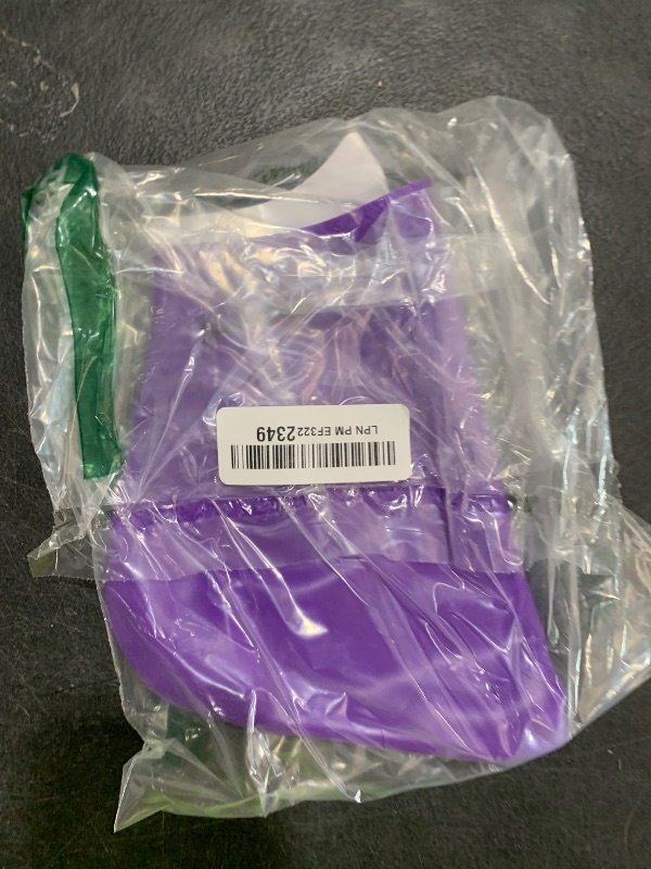Photo 1 of Sporti Solid Long Hair Bun Silicone Swim Cap - Purple
