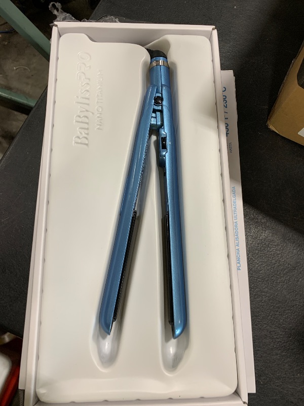 Photo 1 of BaBylissPRO Flat Iron Hair Straightener, 1 Inch Nano Titanium, Hair Styling Tools & Appliances, BNT4072TUC