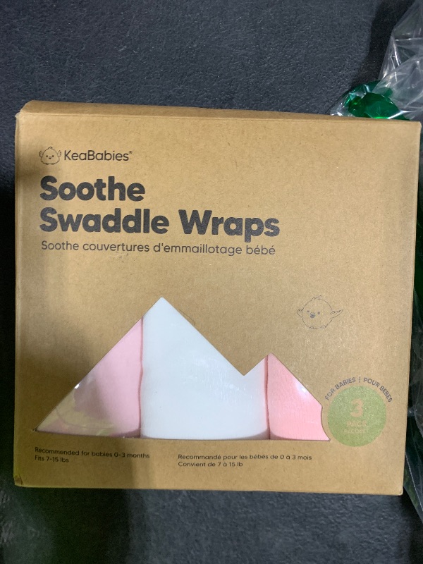 Photo 1 of KeaBabies 3-Pack Organic Baby Swaddle Sleep Sacks - Swaddles for Newborns, Infant 0-3 Months, Baby Girls, Boys, Soft & Snug Newborn Sleep Sack, Nursery Swaddling Blankets (Candy)