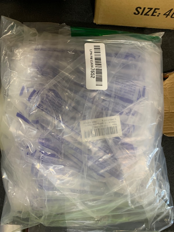 Photo 1 of 100 Pack Luer Lock Syringe 1ml with 27Ga 1/2 Inch Needle - Disposable Syringes 1ml with Sharp Needles - Individually Sealed, Sanitized 1ml Syringes with Needle Set for Refilling Liquid, DIY