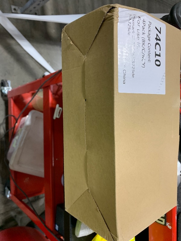 Photo 1 of 74C10 CS720 CX725 CS725 Toner Cartridge High Yield Replacement for Lexmark 74C10K0 74C10C0 74C10M0 74C10Y0 for CS720 CS725 CX725 CS725de CS720de CS725dte CX725de CX725dte Printer (4 Pack)