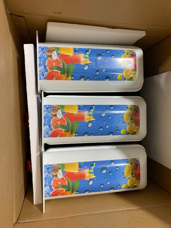 Photo 1 of Commercial Slushy Machine, 15L X 3 Tanks Slushie Machine Frozen Drink Machine