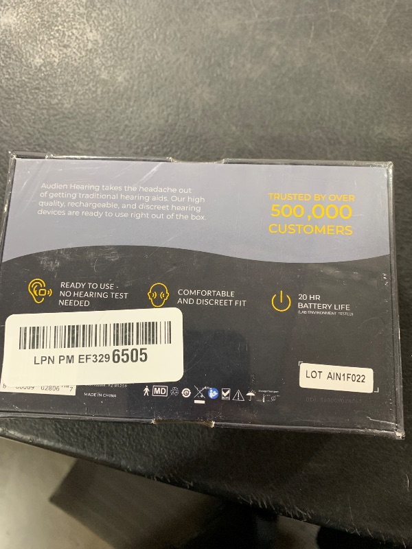 Photo 1 of Audien ion wireless rechargeable otc hearing aid  - unopened 