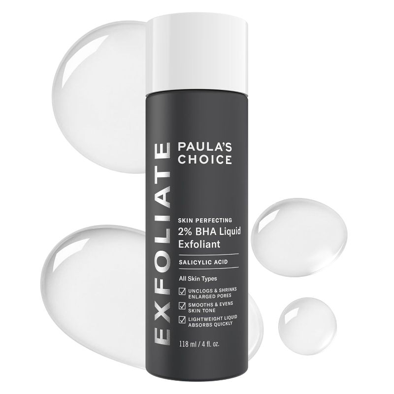 Photo 1 of Paula's Choice SKIN PERFECTING 2% BHA Liquid Salicylic Acid Exfoliant-Facial Exfoliant for Enlarged Pores, Wrinkles & Fine Lines, Suitable for Blackhead-Prone Skin, Fragrance-Free
