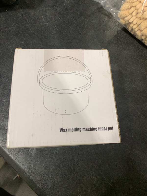 Photo 1 of 1 Piece Wax Pot Wax Warmer Replacement Tin Inner Pot Portable Hair Removal Waxing Bowl for 500 ml Hair Remover Machine