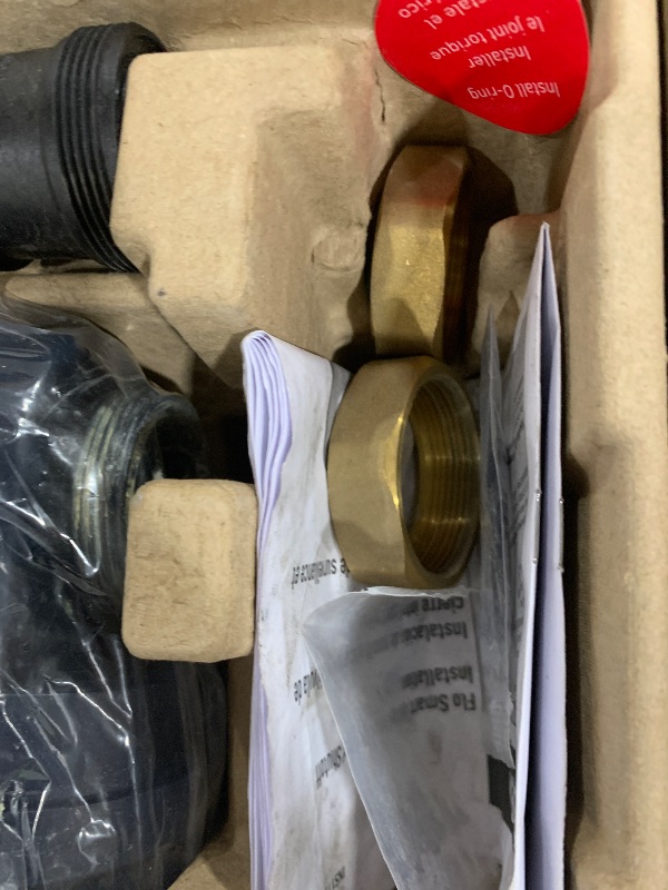 Photo 1 of Moen Flo Smart Water Monitor and Automatic Shutoff Sensor, Wi-Fi Connected Water Leak Detector for 1-1/4-Inch Diameter Pipe, 900-002