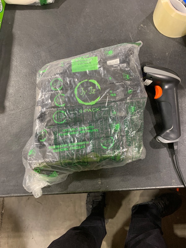 Photo 1 of Flushable Wet Wipes, 6 Pack (288 Wipes), Spearmint Cooler, Disposable, Biodegradable, Extra-Large With Aloe & Vitamin-E, Drain and Marine Life Friendly, Utterly Smooth, Zingy, Irresistible!