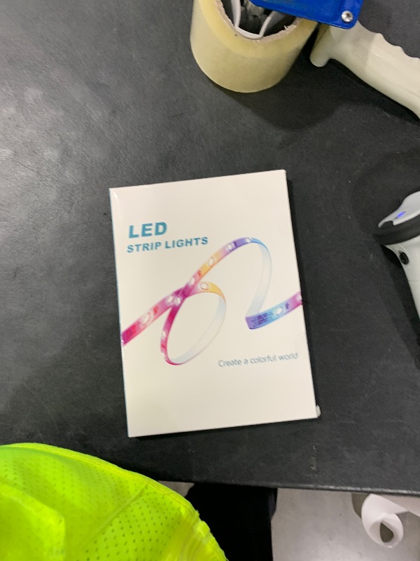 Photo 1 of 100ft Led Strip Lights,Long Smart Led Light Strips Music Sync 5050 RGB Color Changing Rope Lights,Bluetooth APP/IR Remote/Switch Box Control Led Lights for Bedroom,Home Decoration,Party,Festival