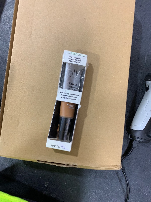 Photo 1 of e.l.f. Hydrating Camo CC Cream, SPF 30, Color Correcting Full Coverage Foundation For A Dewy Finish, Vegan & Cruelty-Free, Deep 510 C