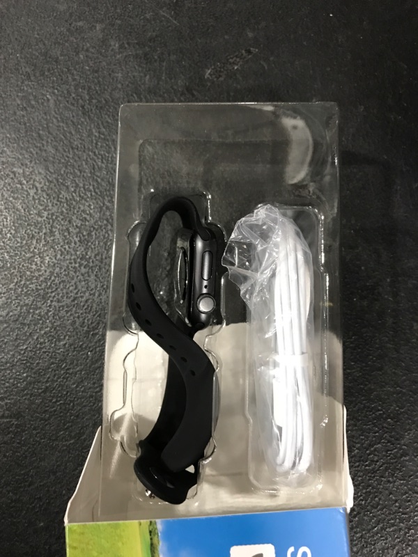 Photo 1 of Apple Watch Series 5 (GPS, 40MM) - Space Gray Aluminum Case with Black Sport Band (Renewed)