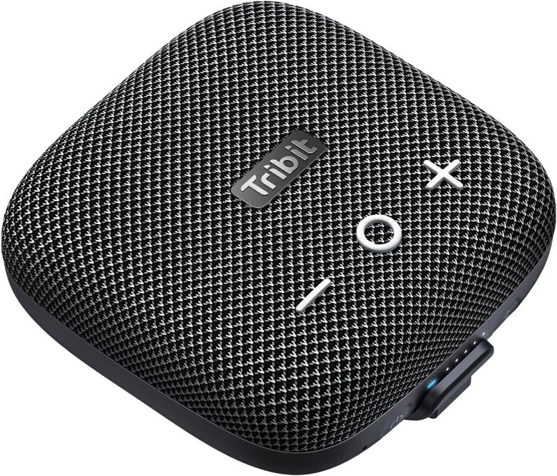 Photo 1 of Tribit StormBox Micro 2 Wireless Portable Speaker: 10W Loud Deep Bass Sound, IP67 Waterproof Bike Speaker with Bluetooth 5.3, 12Hrs Playtime, TWS Pairing for Camping Travel Hiking
