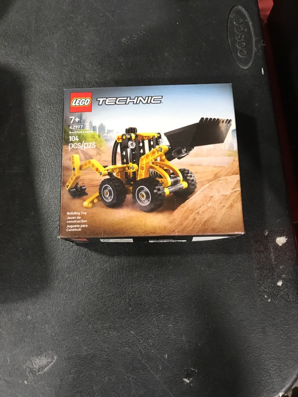 Photo 1 of LEGO Technic Backhoe Loader Construction Toy - Building Toy Set for Boys and Girls, Ages 7+ - Educational Gift Idea for Kids Birthday with Usable Back Digger, Scoop, & Outriggers - 42197