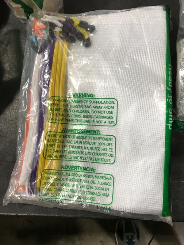Photo 1 of clear bags 