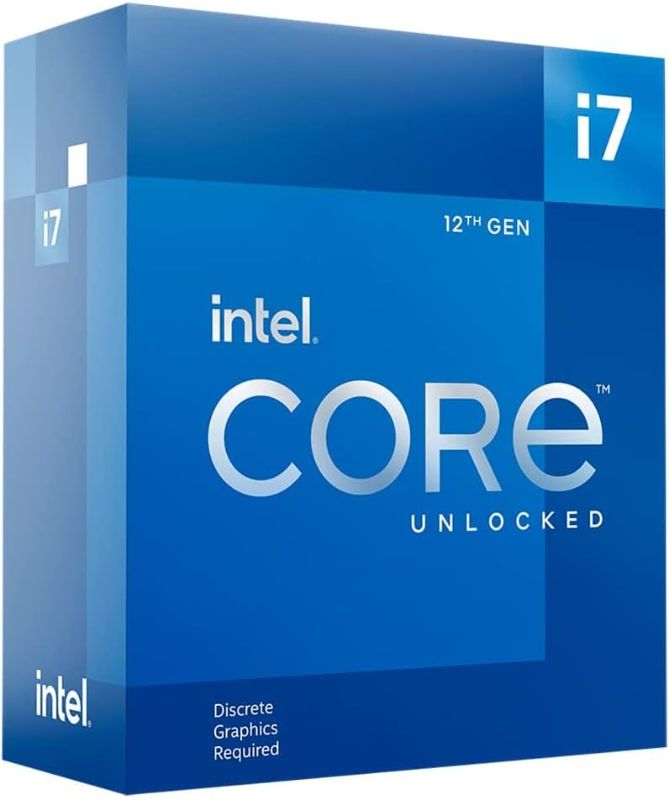 Photo 1 of Intel® Core™ i7-12700KF Desktop Processor 12 (8P+4E) Cores up to 5.0 GHz Unlocked LGA1700 600 Series Chipset 125W
