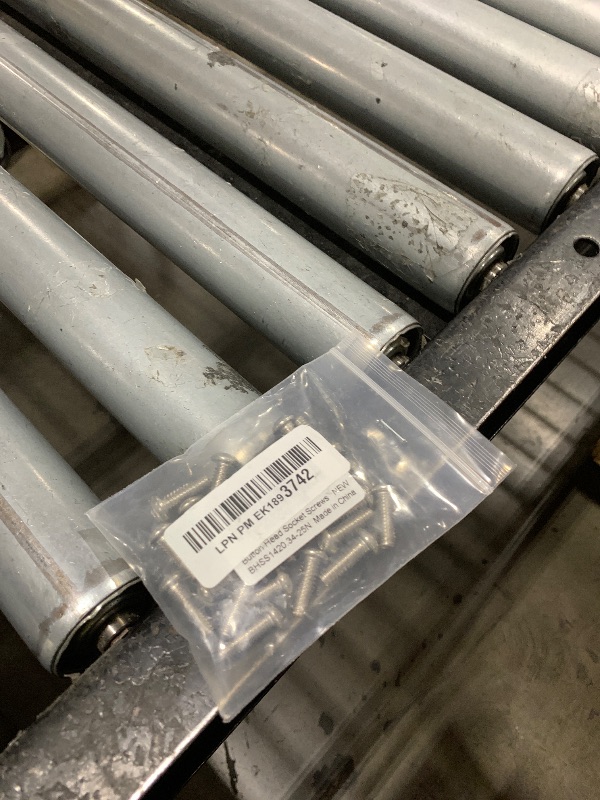 Photo 1 of 1/4-20 x 3/4" Button Head Socket Cap Screws, Stainless Steel 18-8, Allen Hex Drive, Quantity 25