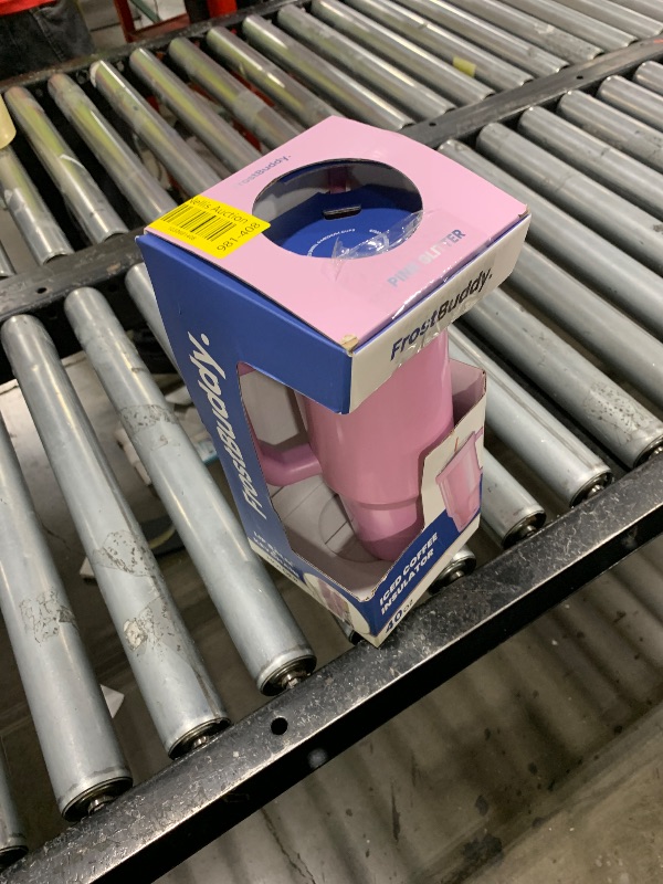 Photo 1 of Frost Buddy Thicc Buddy - 40 oz Stainless Steel Vacuum Insulated Tumbler with Lid and Straw for Water - Travel Mug Cupholder Friendly - Gifts for Women Men Him Her (Pink Glitter)