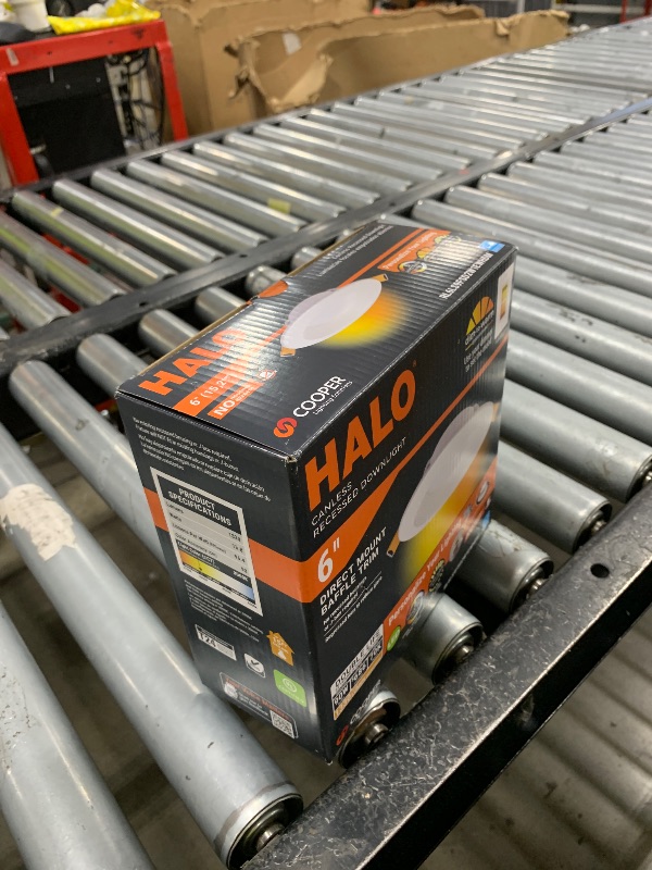 Photo 1 of HALO RA 4-Inch Recessed LED Trim Downlight with Adjustable Gimbal, Selectable Lumens and Color Temperatures, Dim-to-Warm - RA4LS9FSD2W1EWH
