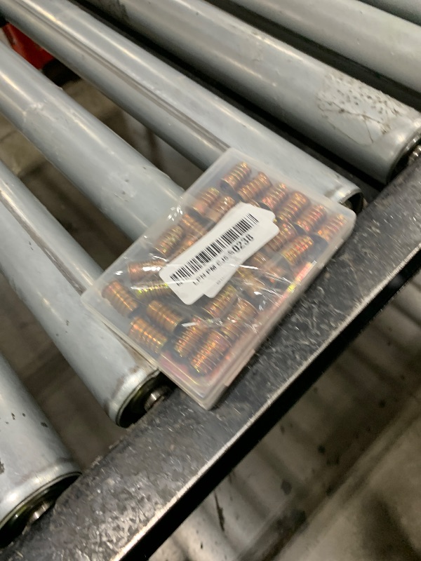 Photo 1 of M8 x 15mm Threaded Inserts for Wood, Nut Inserts, Hex Drive, 40 PCS