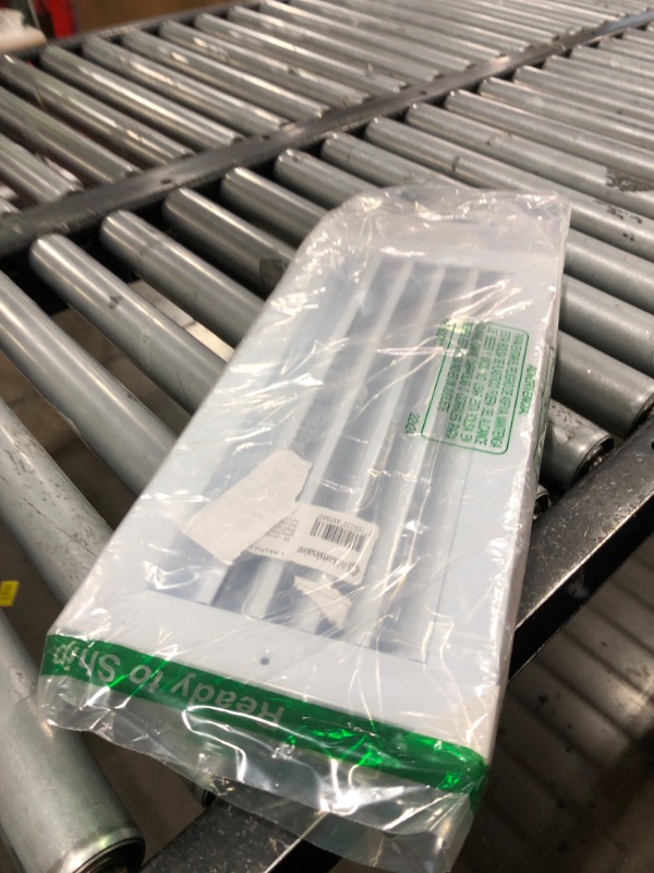 Photo 1 of [14 x 6 Duct Hole] Vent Cover. Aluminum Exterior Return Grille HVAC Sidewall - Outside Air Louver Waterproof & Rain Block. Return Grille Outdoor. The Aluminum Never Rust. White [15.6 x 7.6" Face]